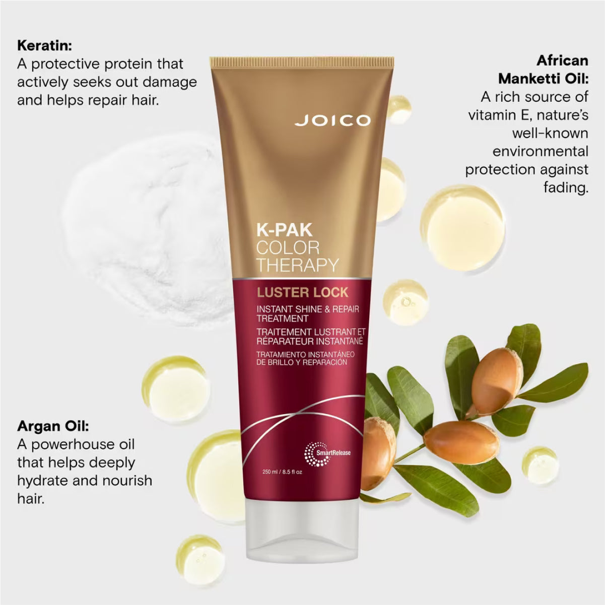 Joico K-PAK Color Therapy Luster Lock Instant Shine And Repair Treatment