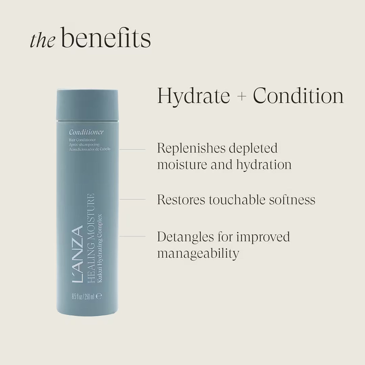 LANZA Healing Moisture Kukui Nut Conditioner