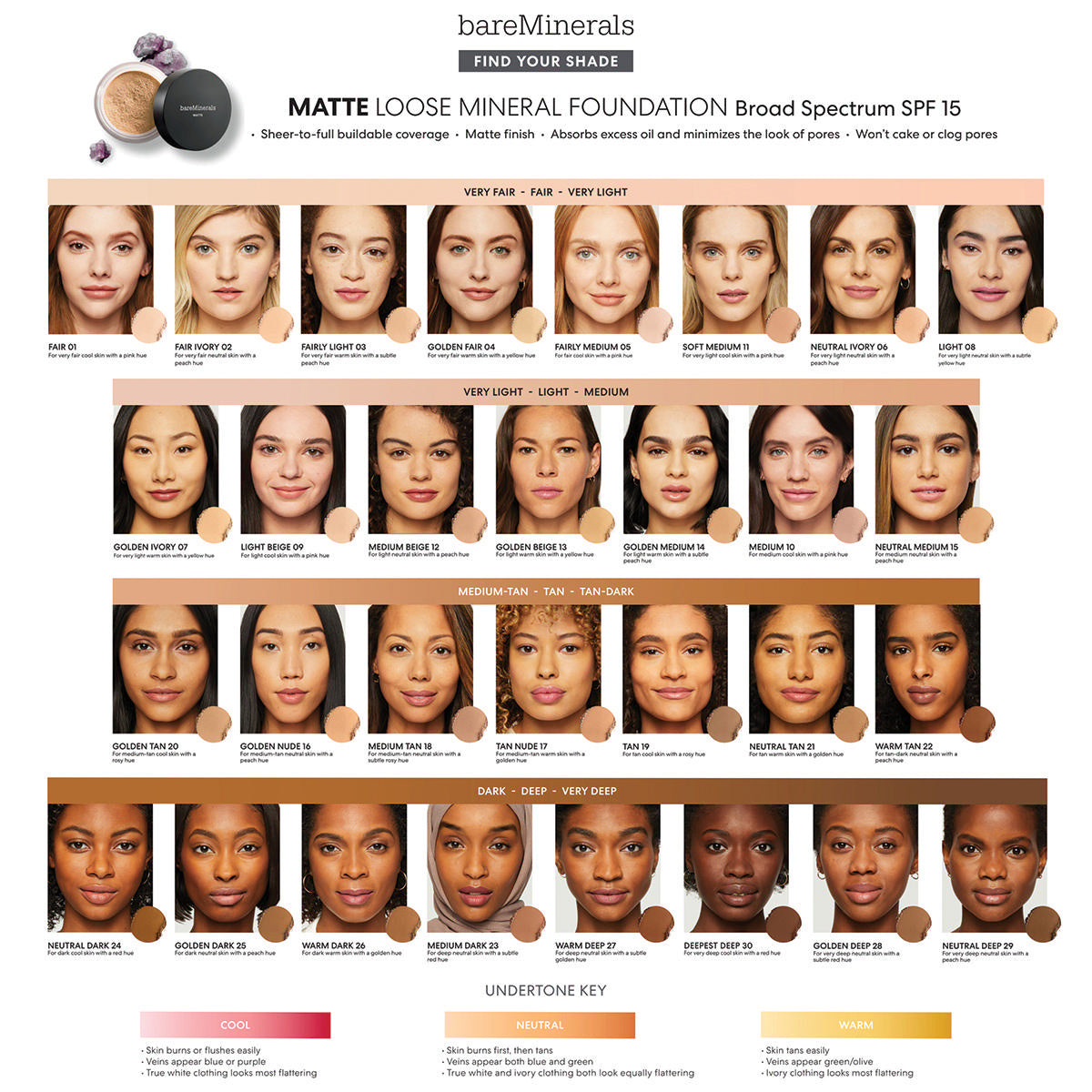bareMinerals Matte Foundation Broad Spectrum SPF 15