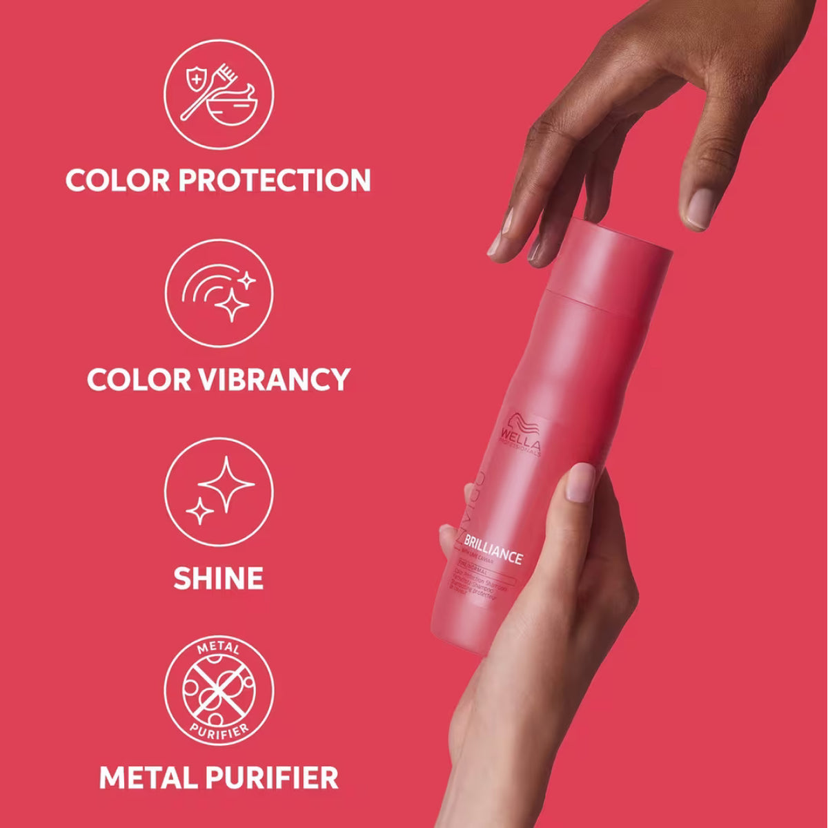 Wella Invigo Brilliance Color Protection Shampoo for Fine to Normal Hair