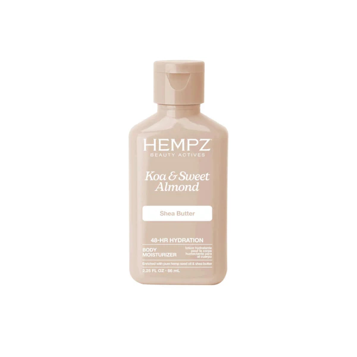 Hempz Koa & Sweet Almond Smoothing Herbal Body Moisturizer Travel Size