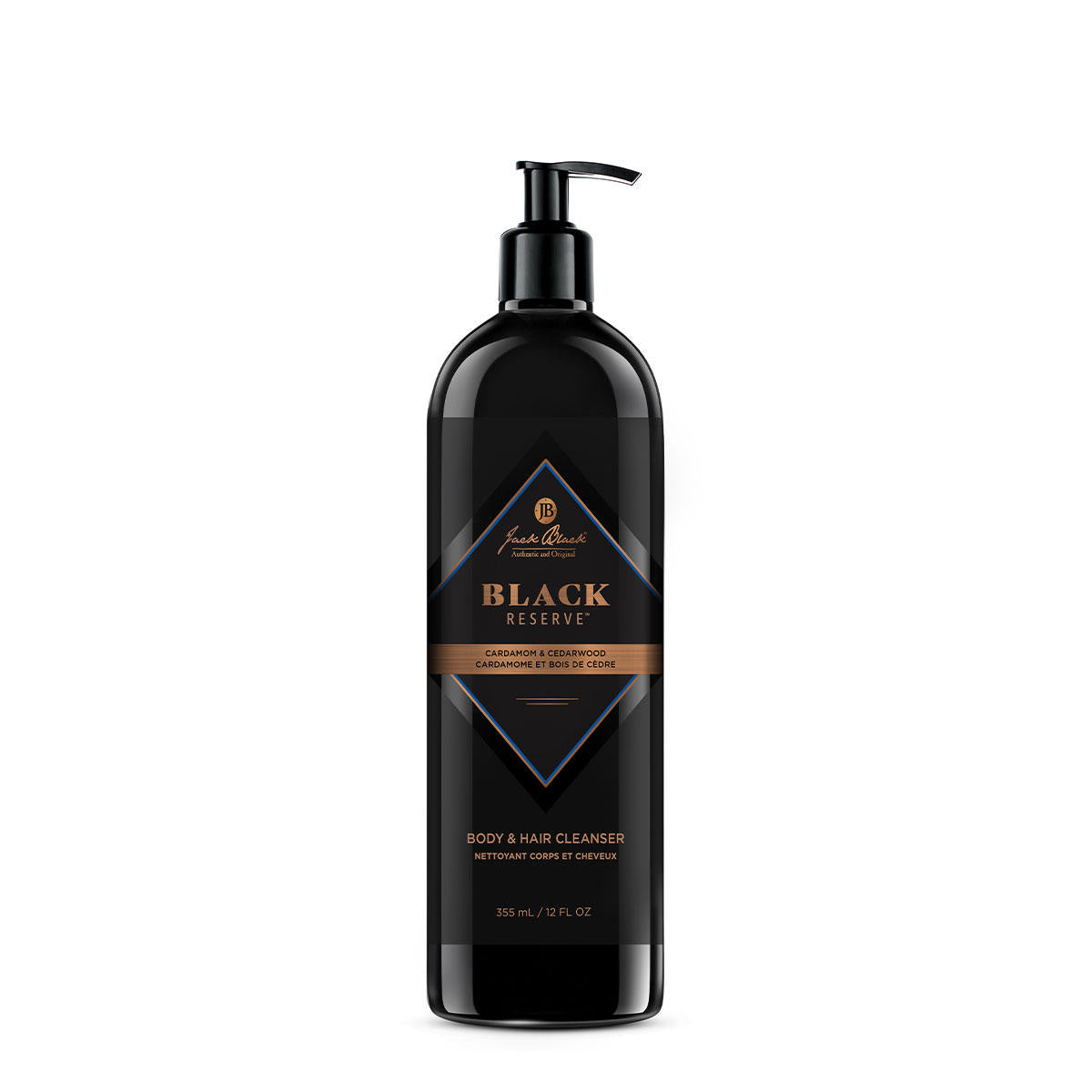 Jack Black Black Reserve  Body & Hair Cleanser with Cardamom & Cedarwood