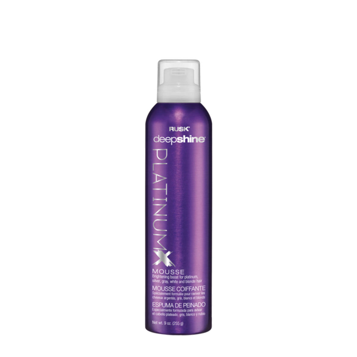Rusk Deepshine PlatinumX Mousse