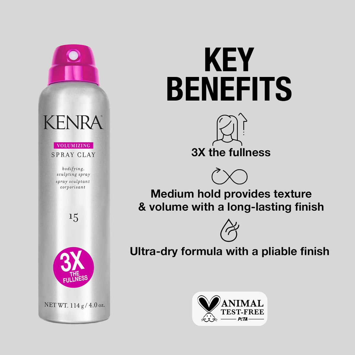 Kenra Professional Volumizing Spray Clay 15