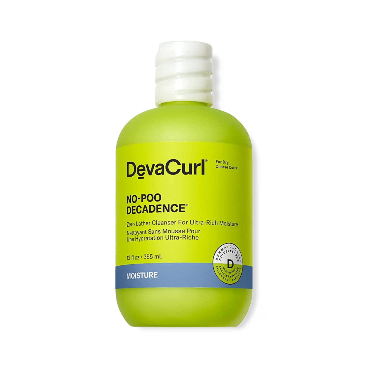 DevaCurl NO-POO DECADENCE® Zero Lather Cleanser for Ultra-Rich Moisture