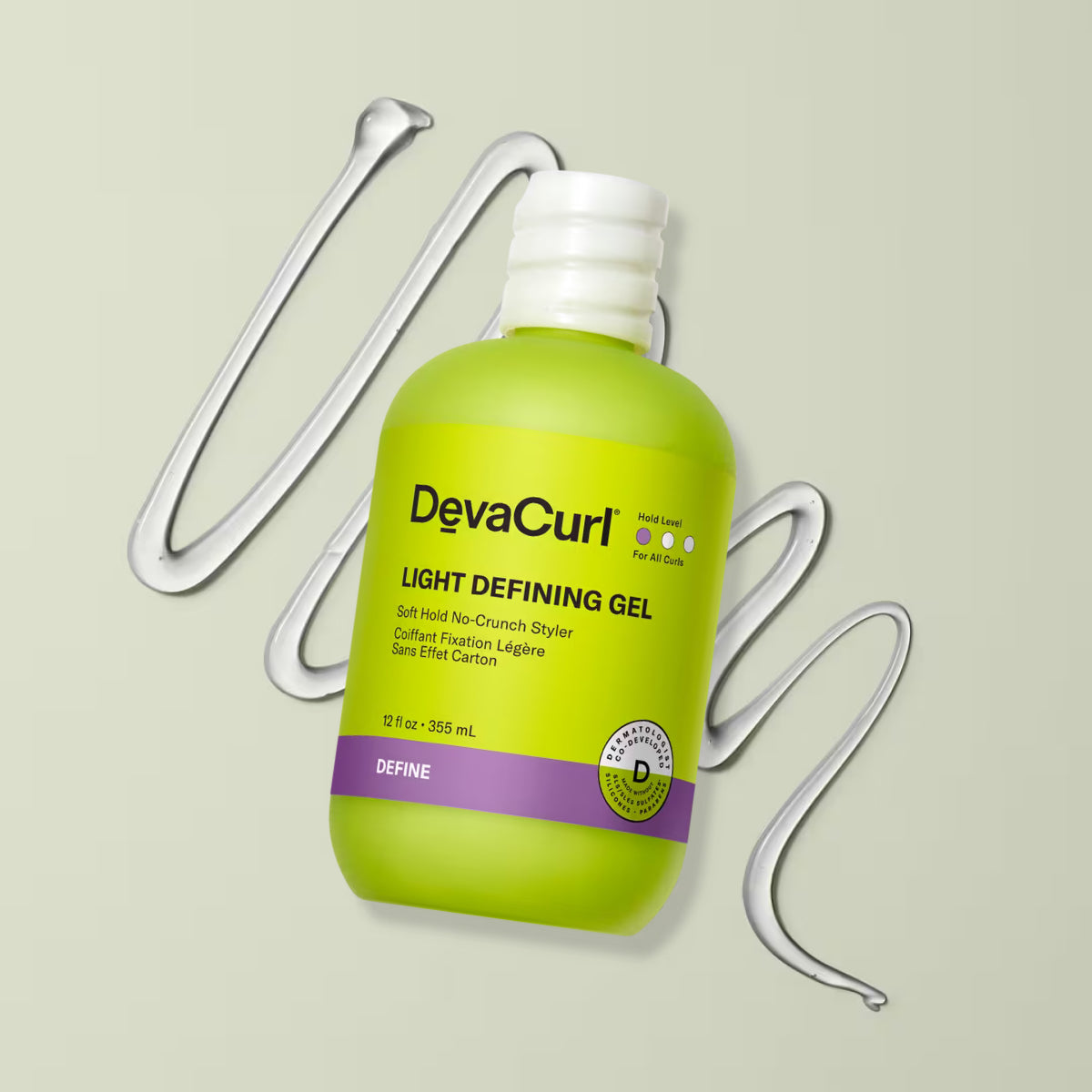 DevaCurl LIGHT DEFINING GEL Soft Hold No-Crunch Styler