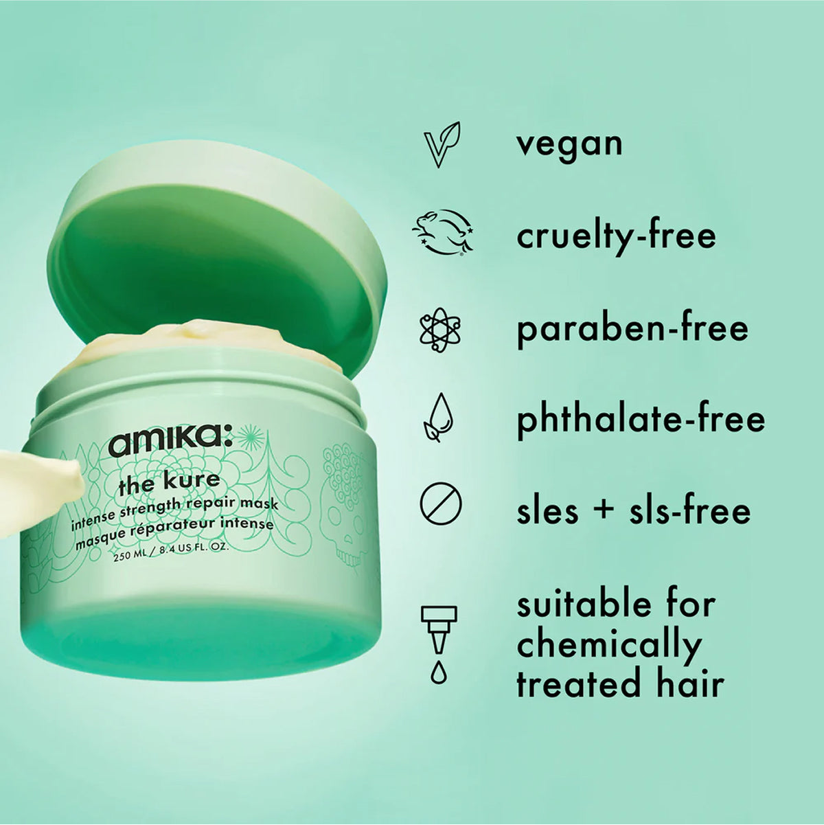 amika The Kure Intense Bond Repair Hair Mask