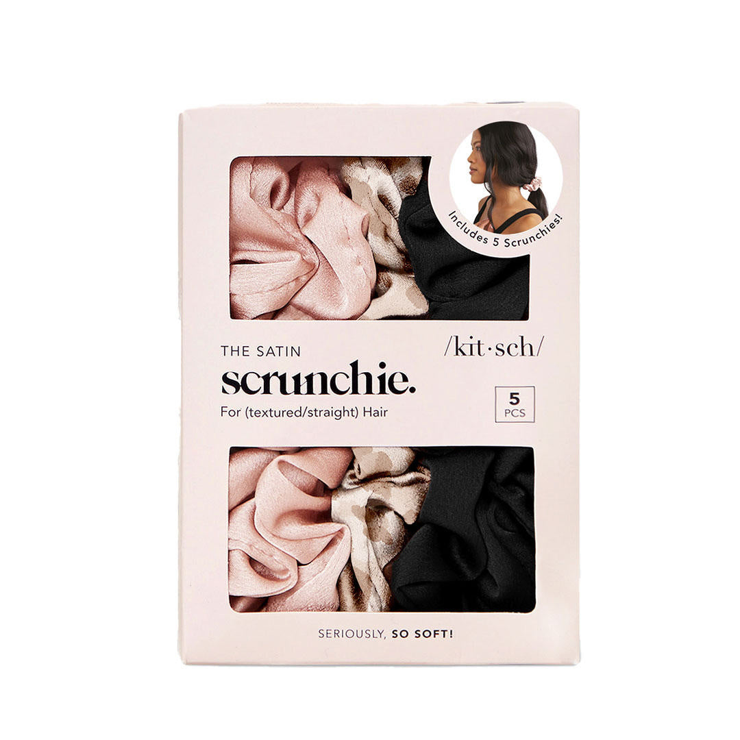 Kitsch Assorted Satin Sleep Scrunchies