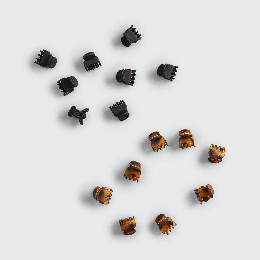 Kitsch Recycled Plastic Mini Claw Clip 16 pc