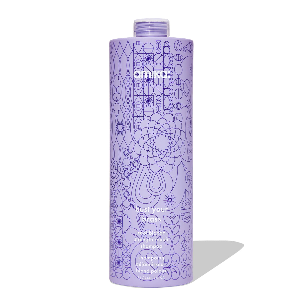 amika Bust Your Brass Cool Blonde Repair Shampoo