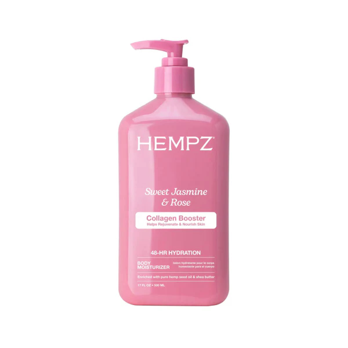 Hempz Sweet Jasmine & Rose Herbal Body Moisturizer with Collagen Booster