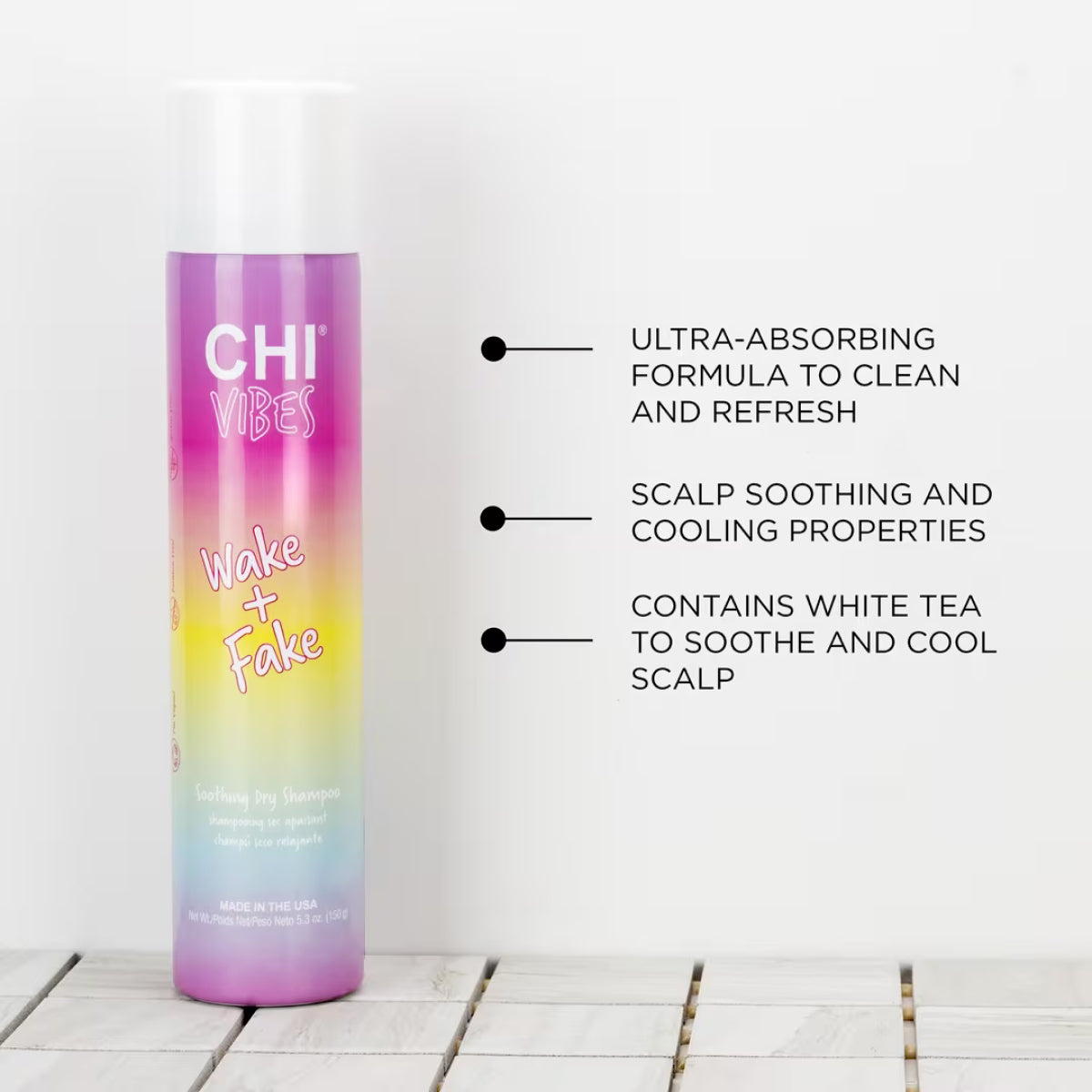 CHI Vibes Wake + Fake Scalp Soothing Dry Shampoo