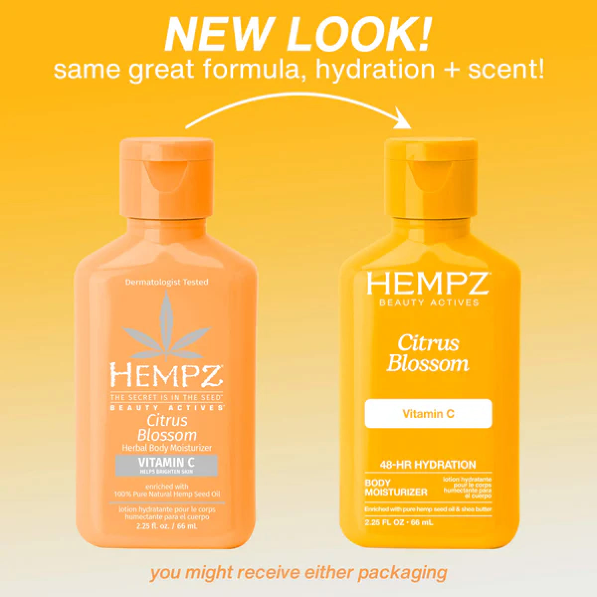 Hempz Mini Citrus Blossom Herbal Body Moisturizer
