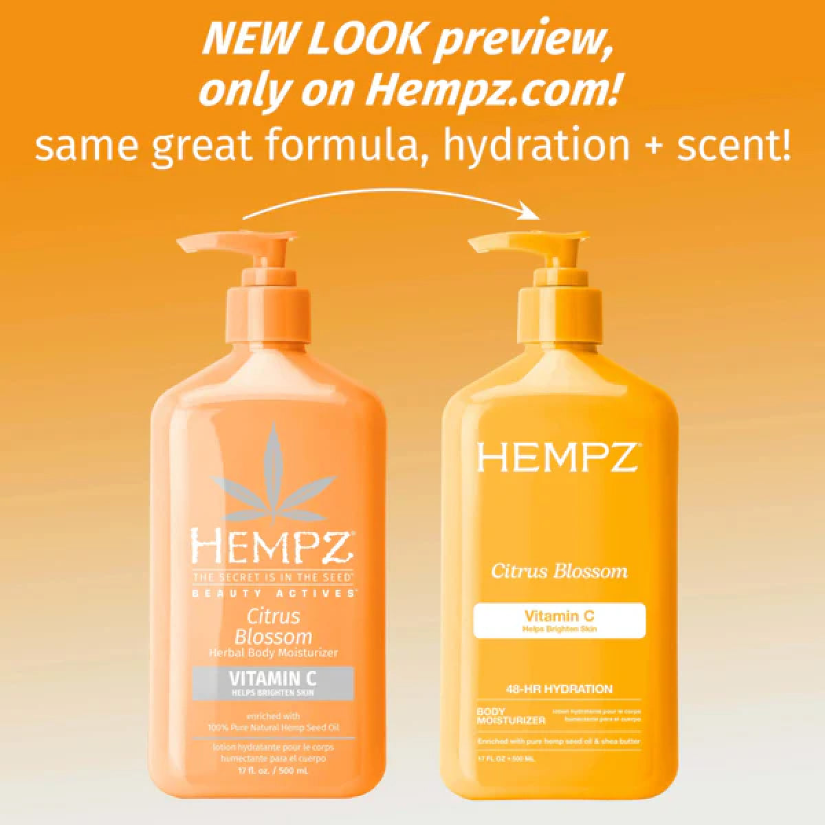 Hempz Citrus Blossom Herbal Body Moisturizer