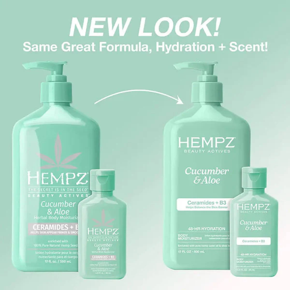 Hempz Mini Cucumber & Aloe Herbal Body Moisturizer