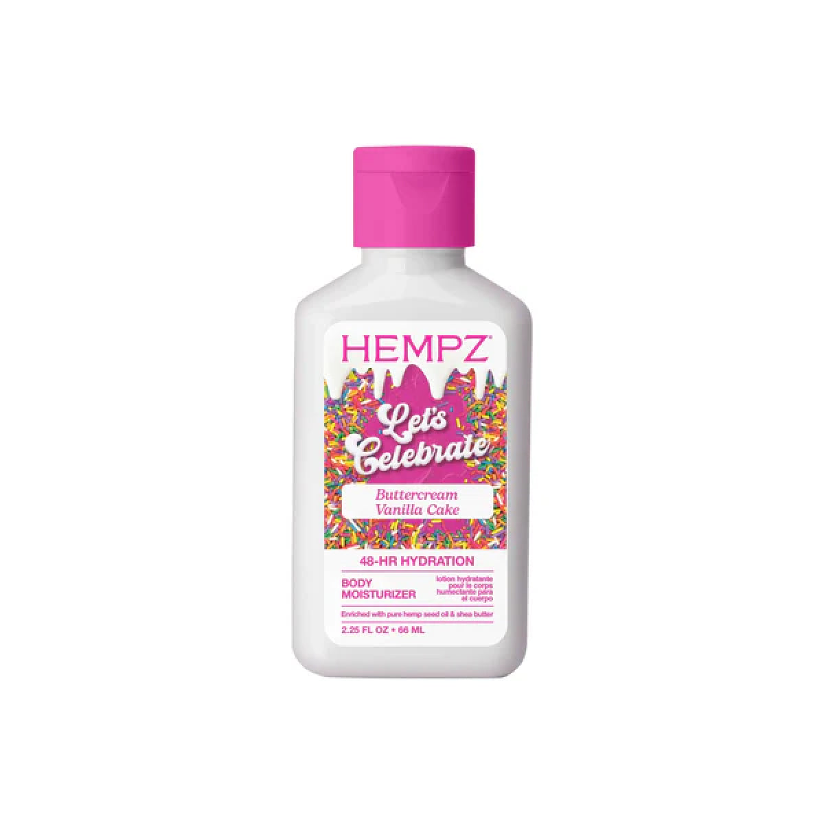 Hempz Limited Edition Mini Buttercream Vanilla Cake Herbal Body Moisturizer
