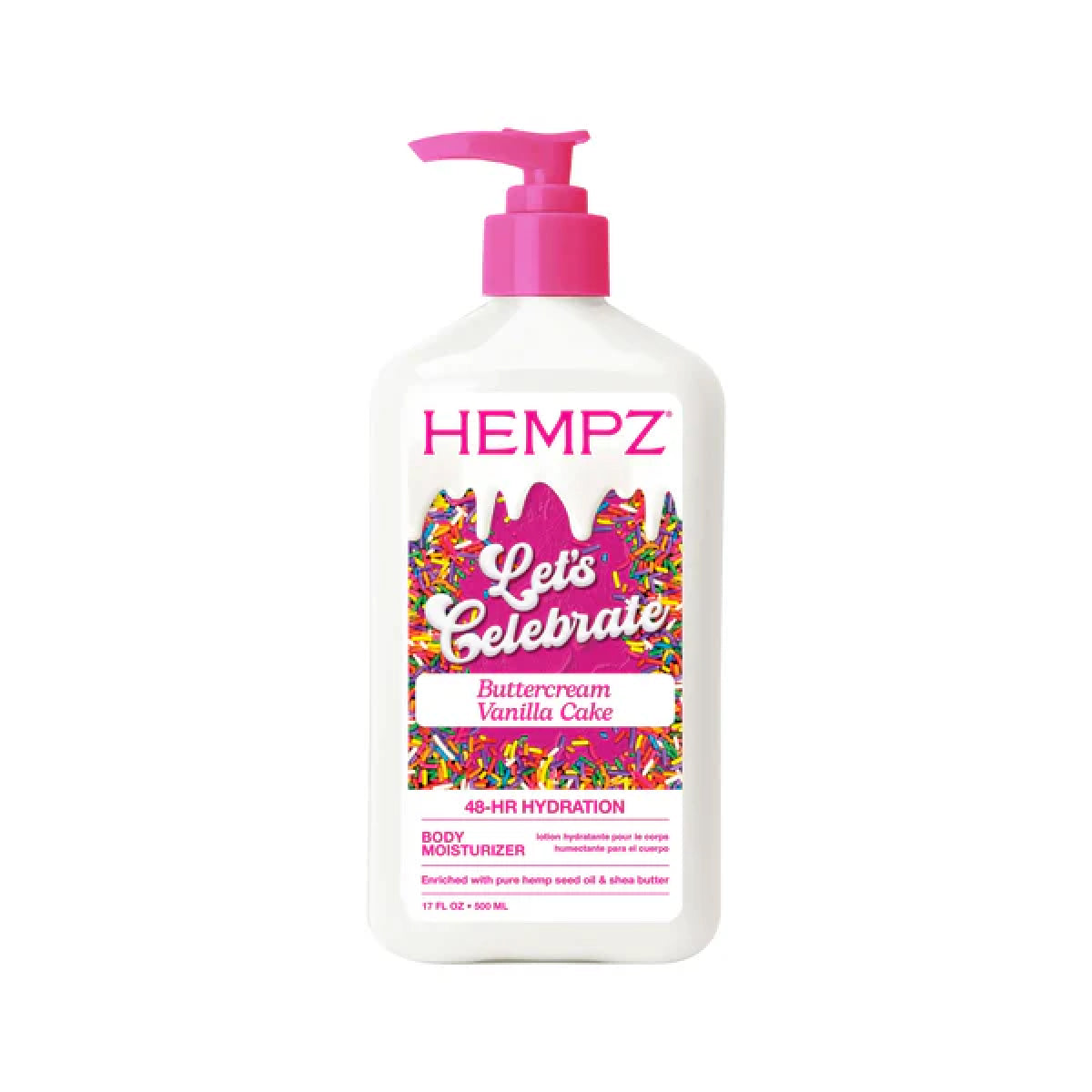 Hempz Limited Edition Buttercream Vanilla Cake Herbal Body Moisturizer