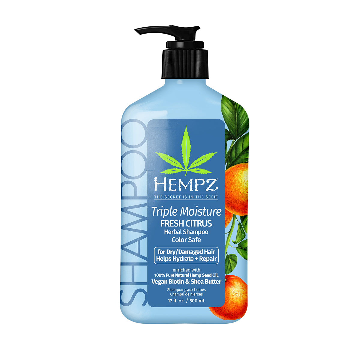 Hempz Triple Moisture Fresh Citrus Herbal Shampoo