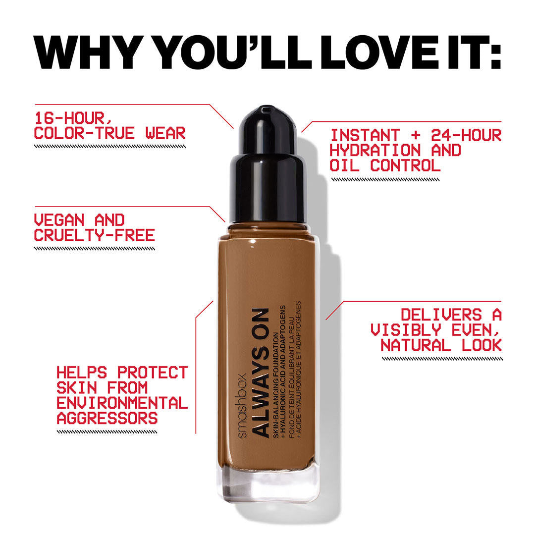 Smashbox Always On Skin-Balancing Foundation