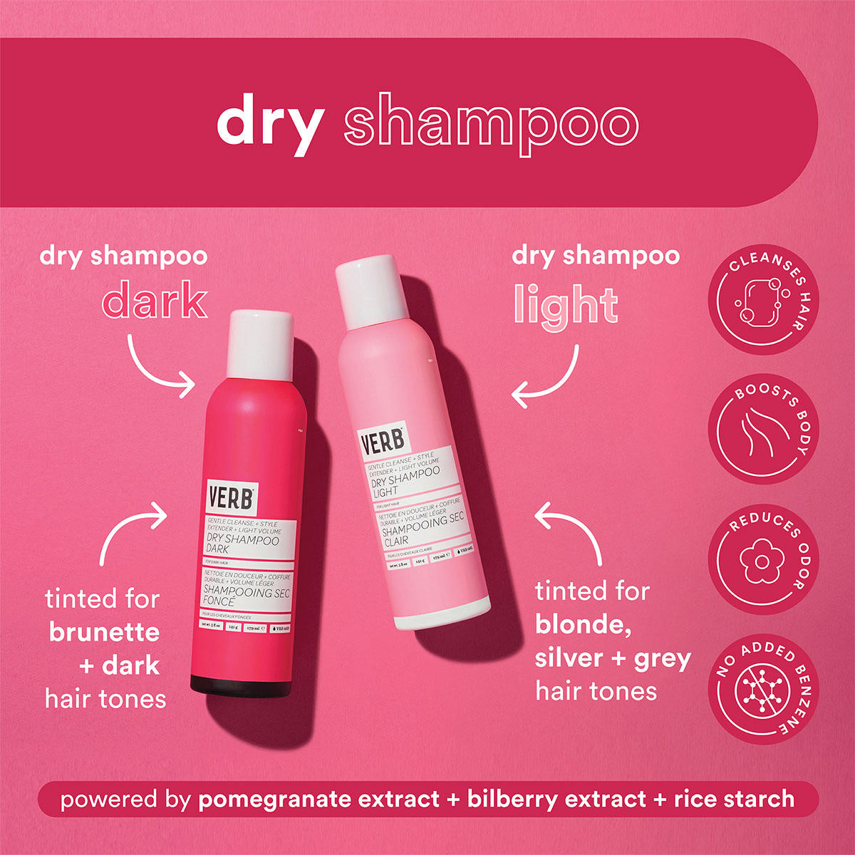 Verb Dry Shampoo Dark Travel Size