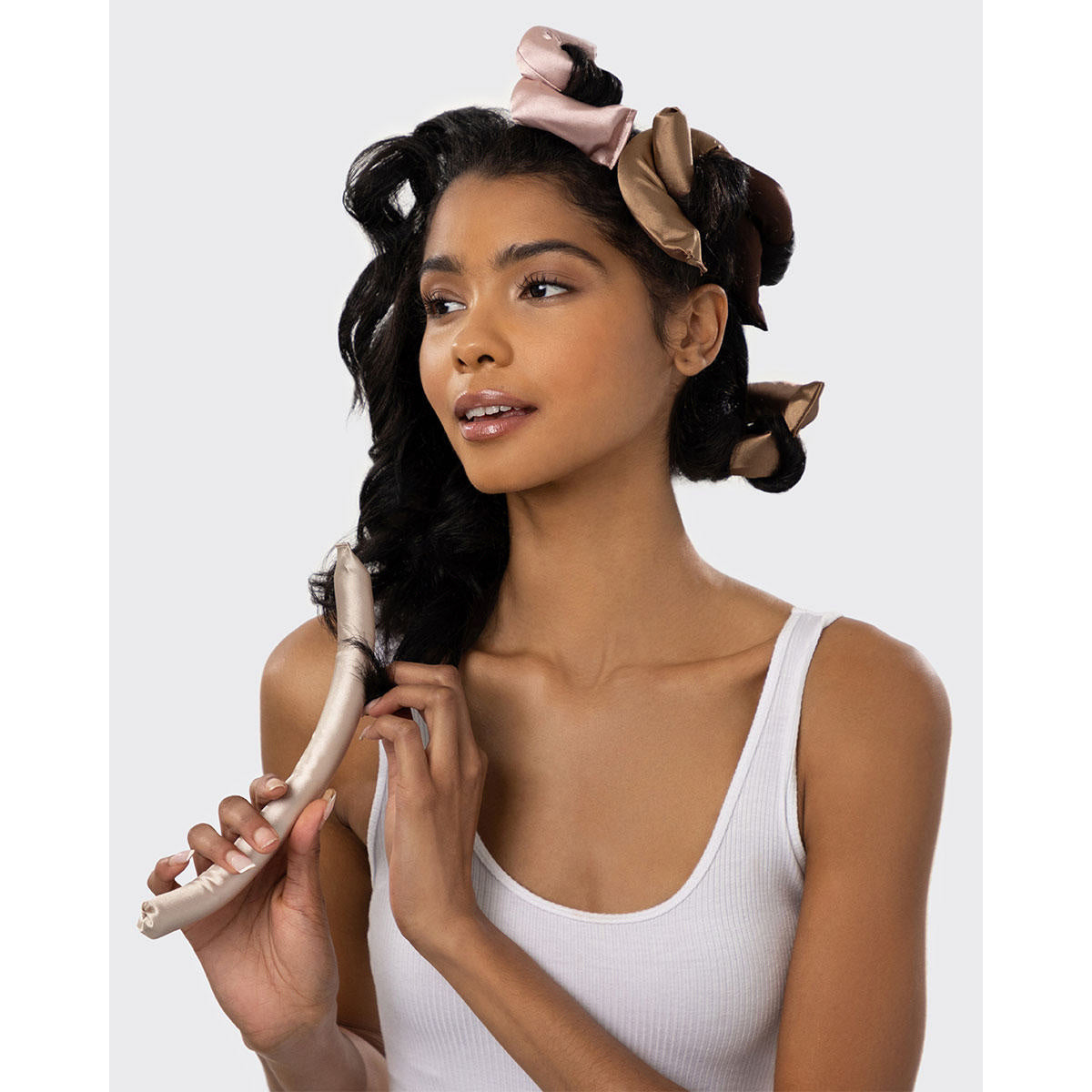 Kitsch Satin Wrapped Flexi Rods