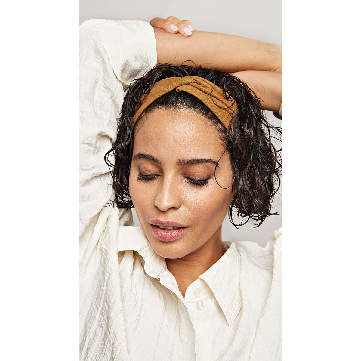 Kitsch Recycled Fabric Wide Headband 2 pc Set
