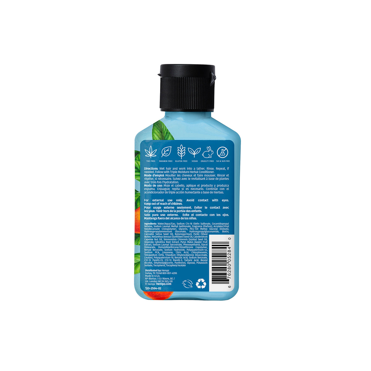 Hempz Mini Triple Moisture Fresh Citrus Herbal Shampoo