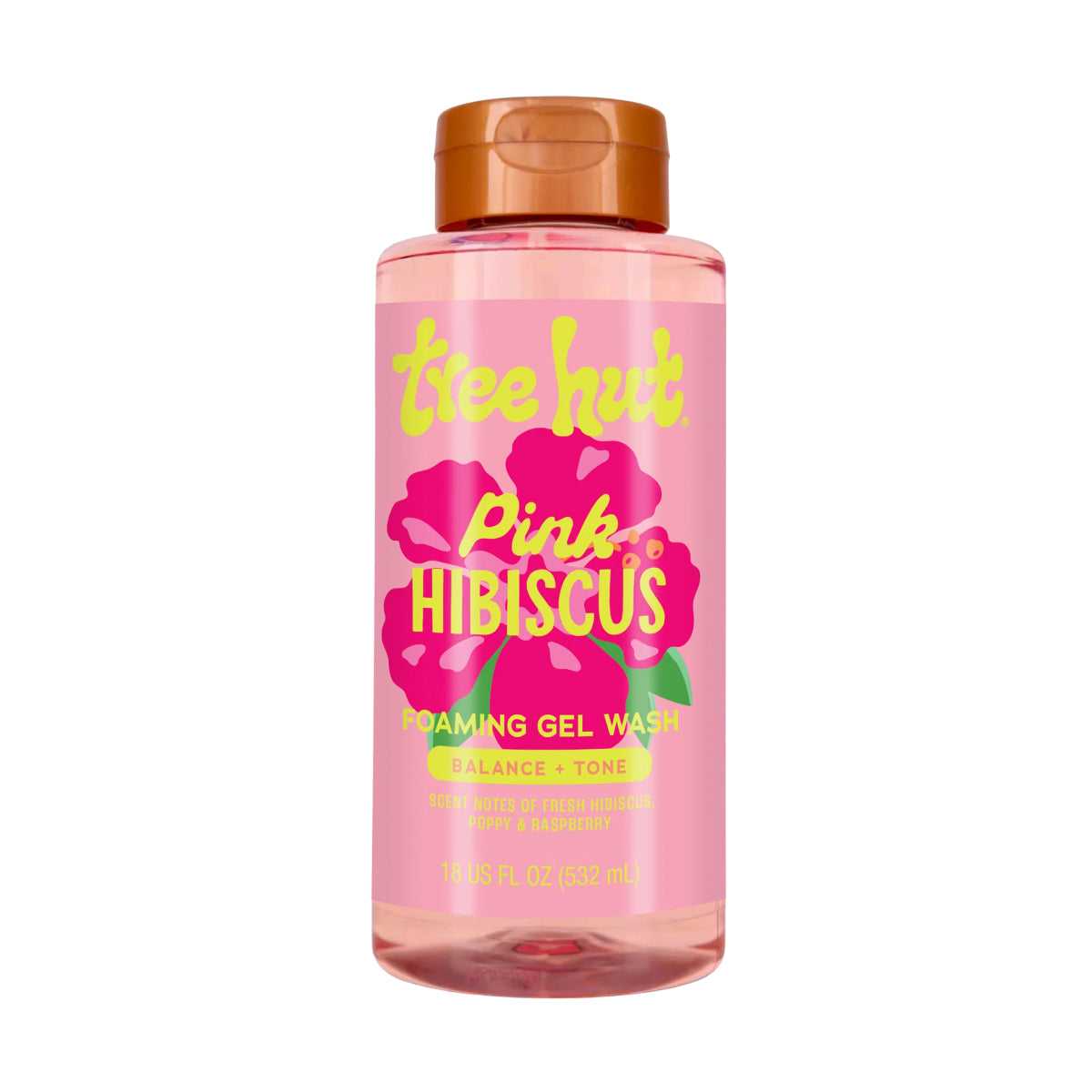 Tree Hut Pink Hibiscus Foaming Gel Body Wash