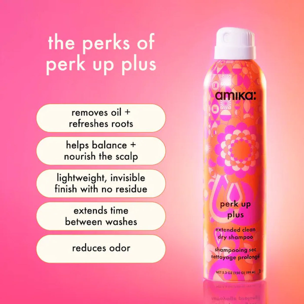 amika Perk Up Plus Extended Clean Value Size