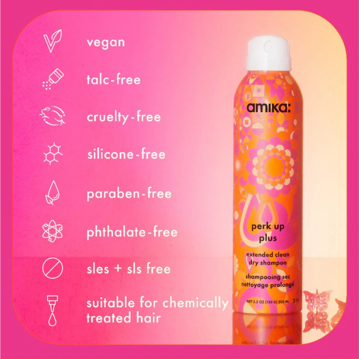 amika Perk Up Plus Extended Clean Value Size