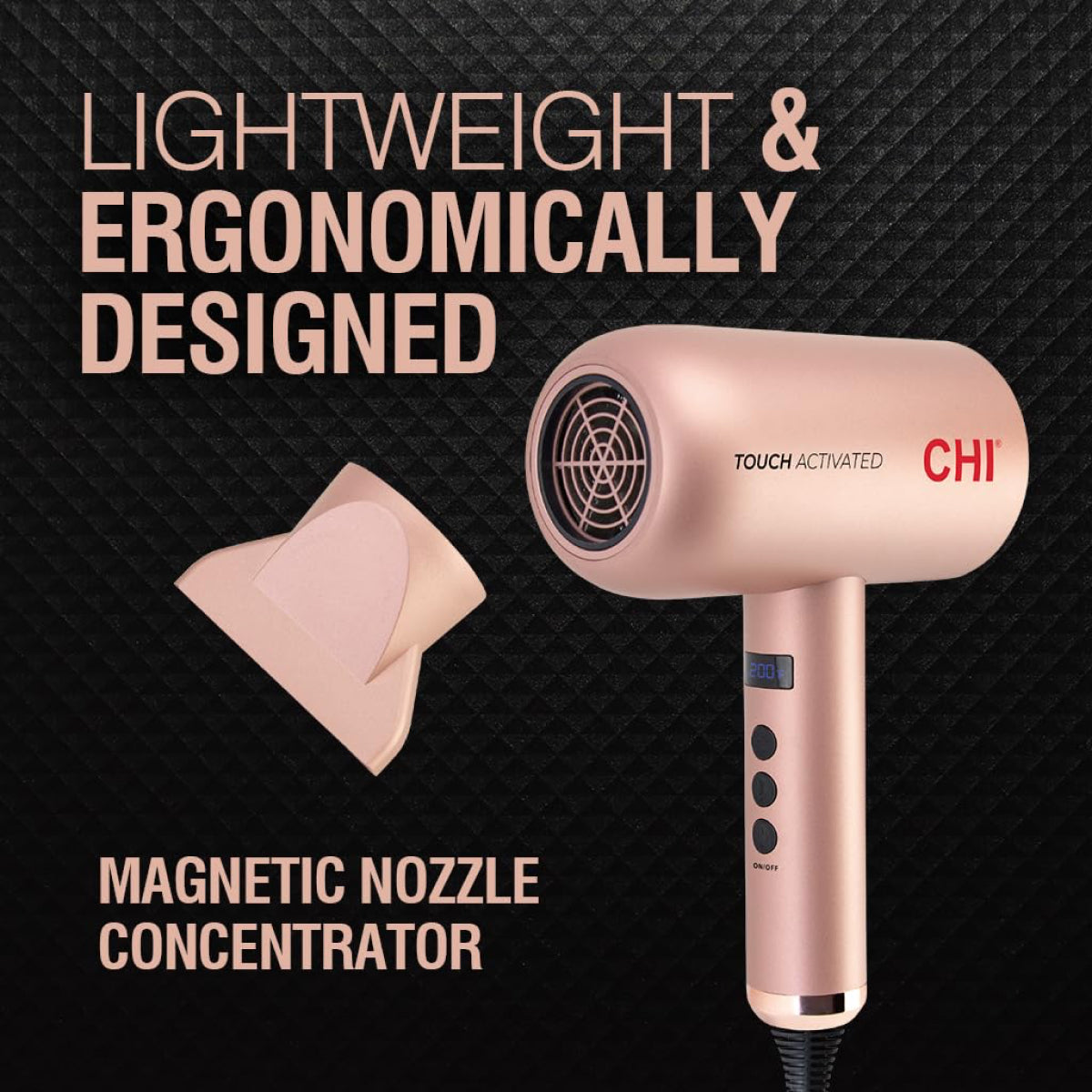 CHI 1500 Series Touch Activated Compact Hair Dryer