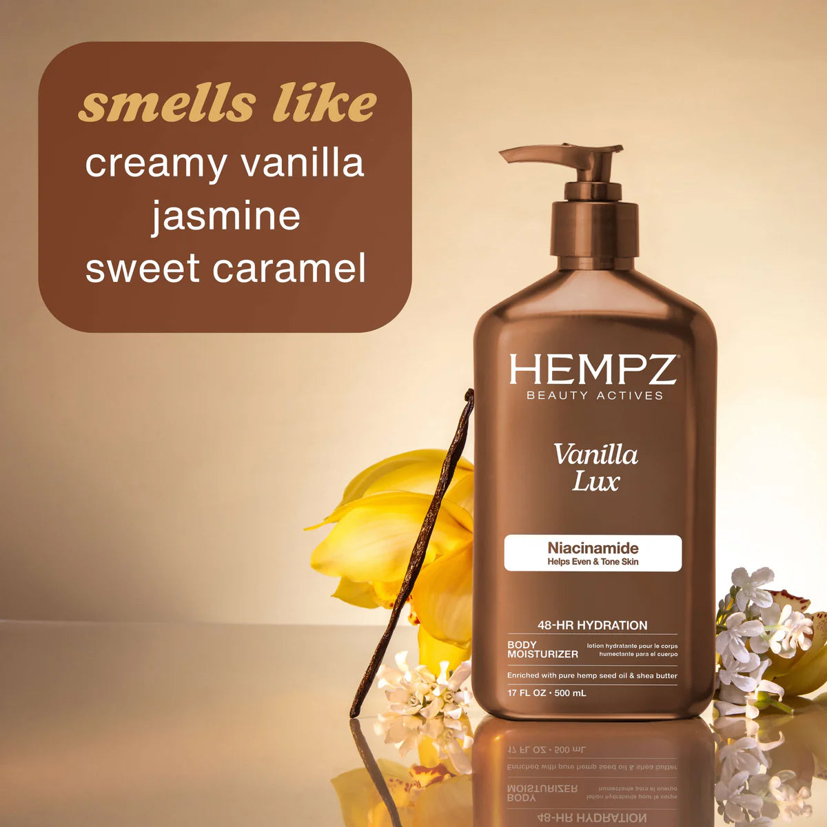 Hempz Vanilla Lux Herbal Body Moisturizer