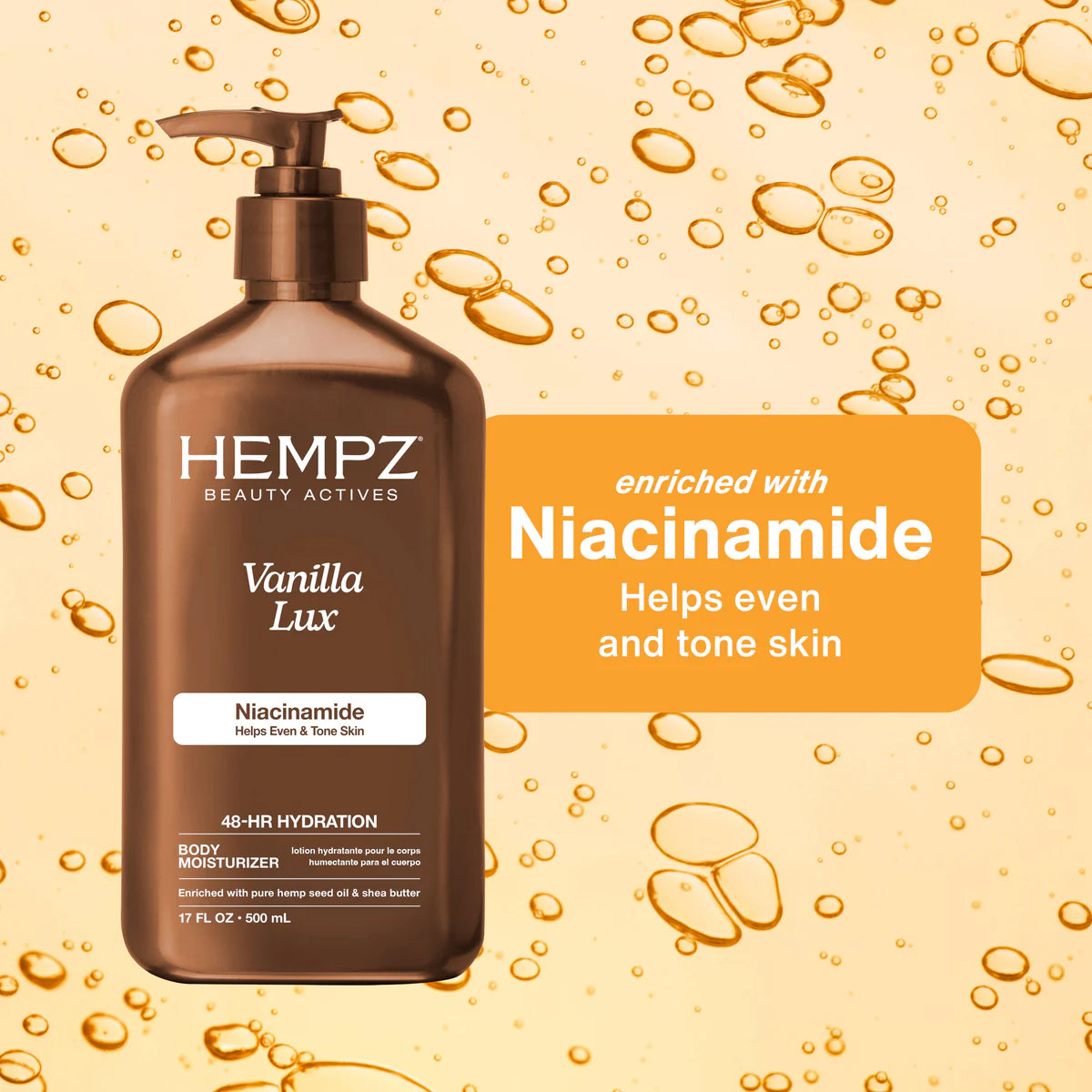 Hempz Vanilla Lux Herbal Body Moisturizer