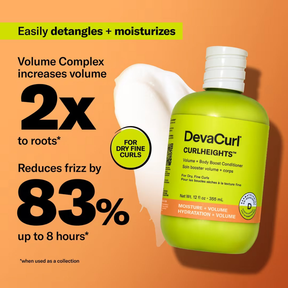 DevaCurl CurlHeights Volume + Body Boost Conditioner