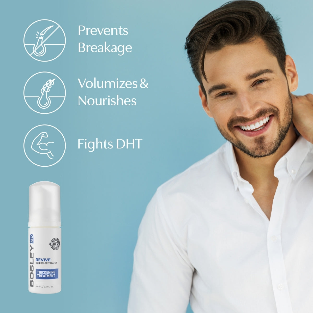 Bosley Revive Thickening Treatment for Non Color-Treated Hair