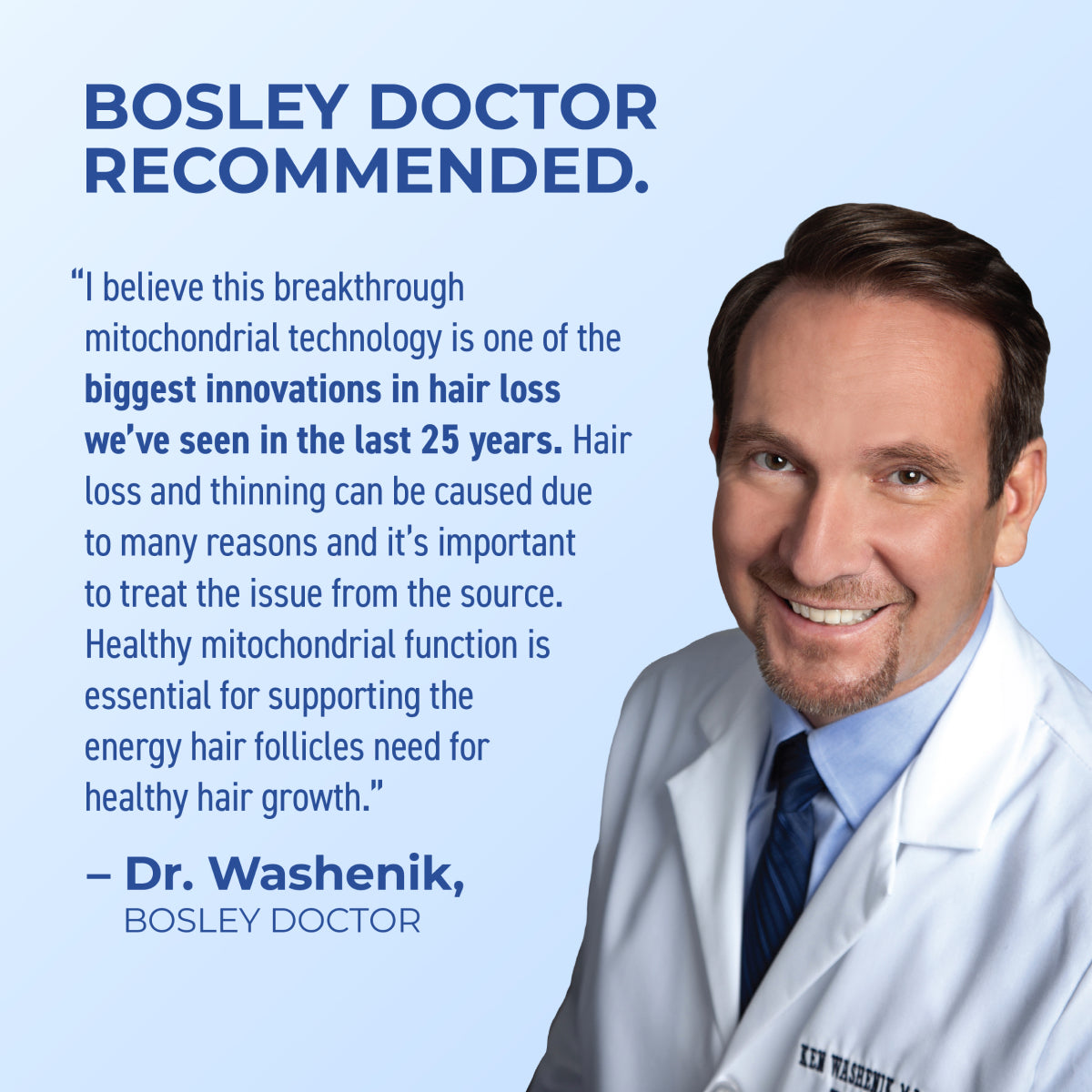 Bosley Men's REVIVE+ Densifying Foam (2 Month Supply)