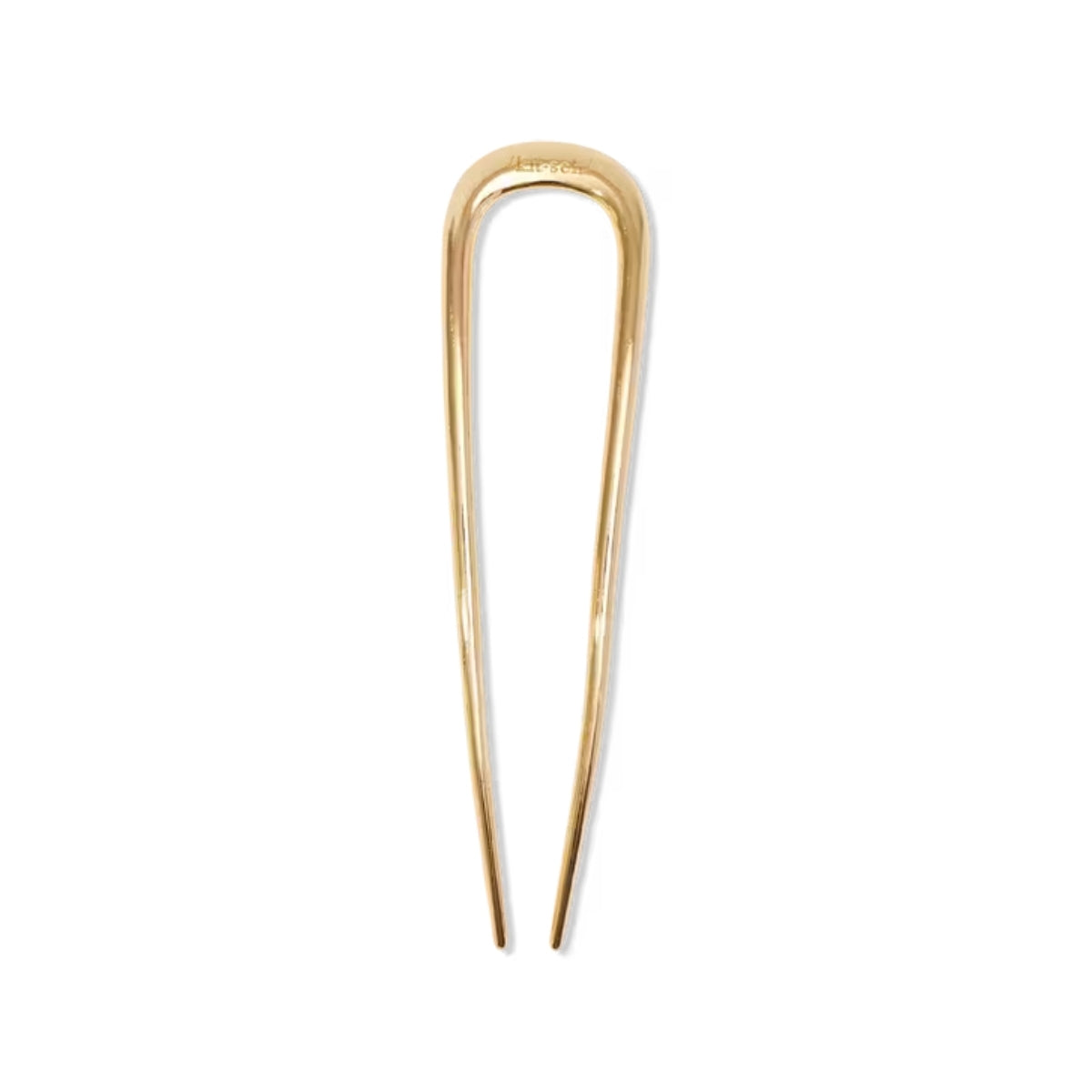 Kitsch Metal French Hair Pin - Gold