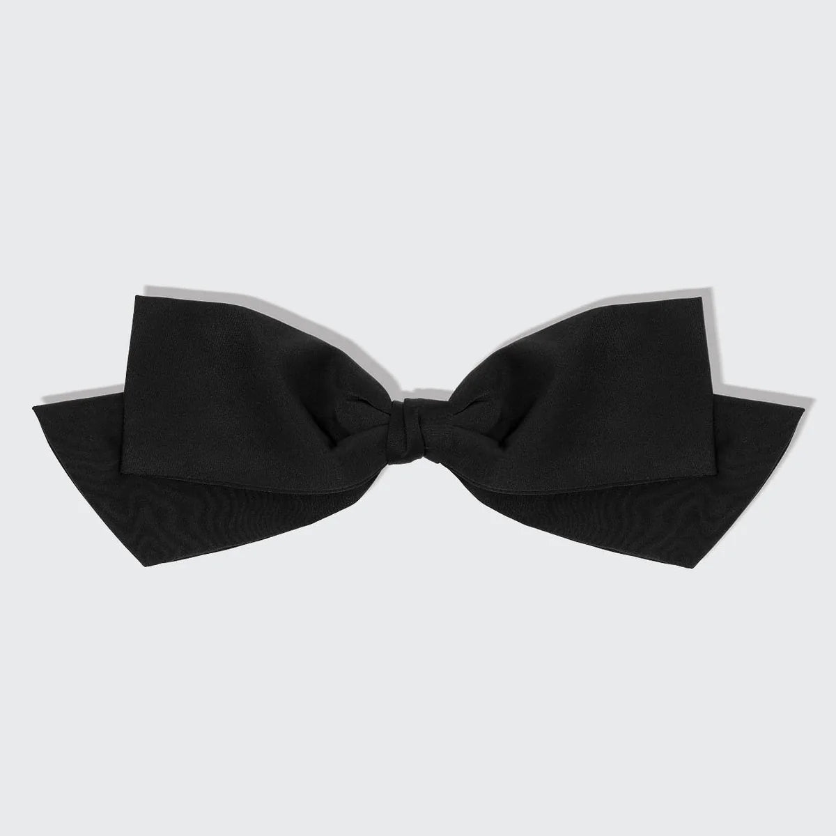 Kitsch Recycled Fabric Bow Hair Clip - Black