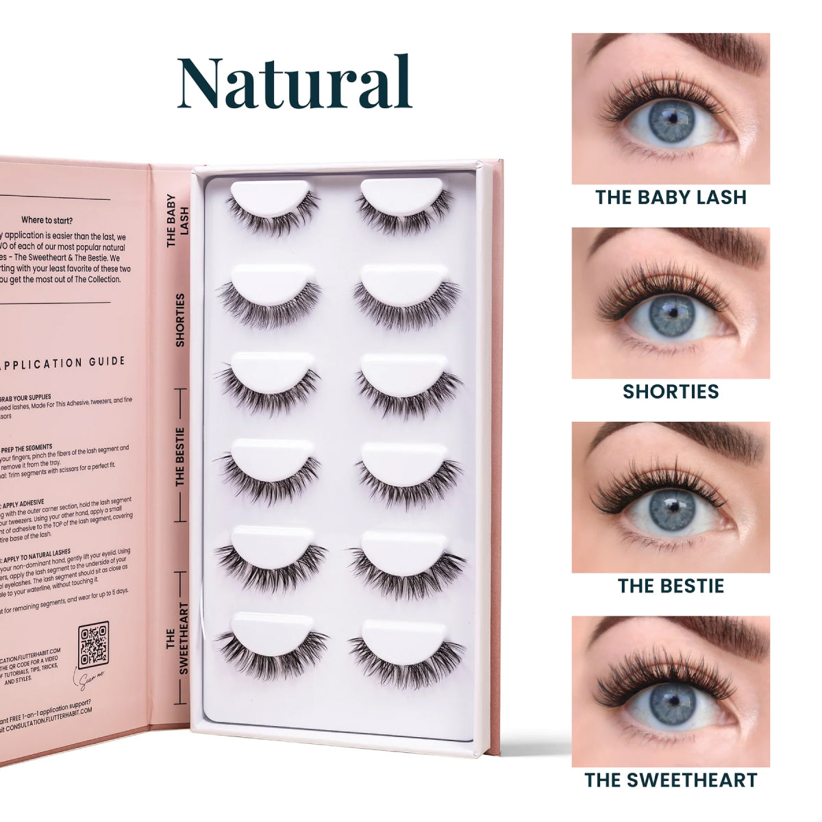 FlutterHabit Natural Collection Box 6-Pack