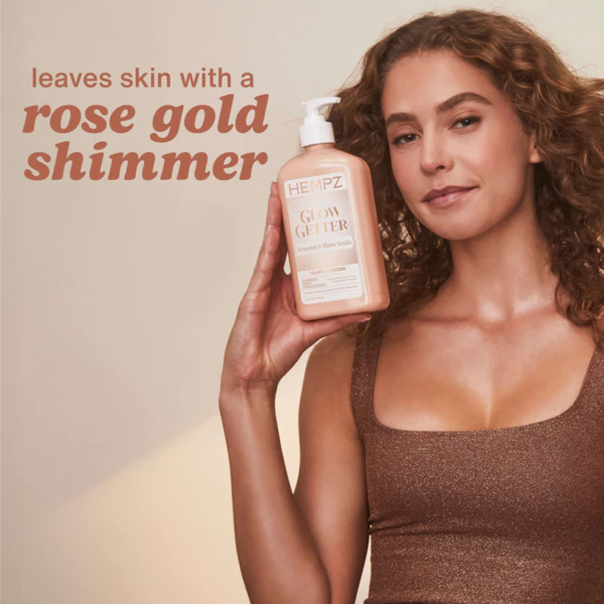 Hempz Mini Glow Getter Herbal Body Moisturizer with Shimmer