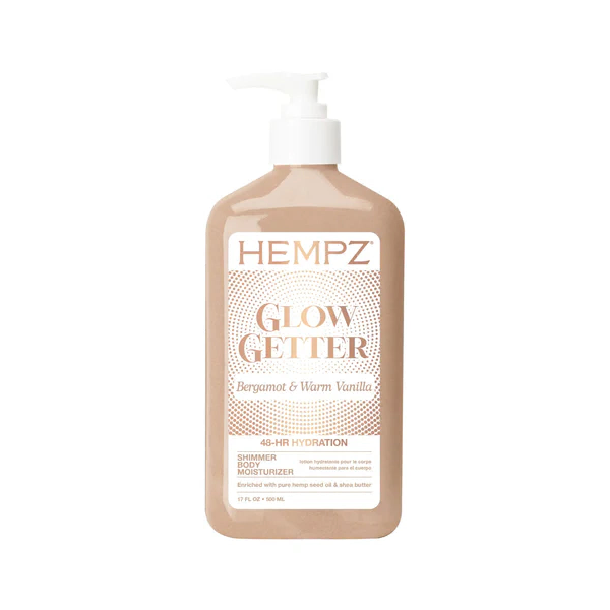 Hempz Glow Getter Herbal Body Moisturizer with Shimmer