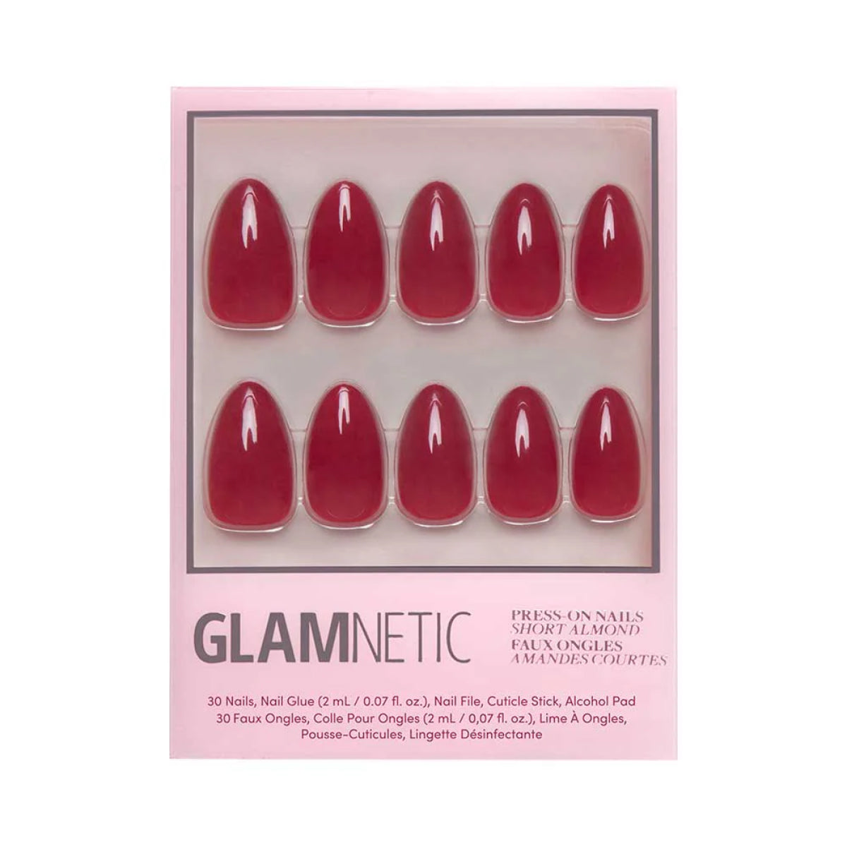 Glamnetic Classic Red Press-On Nails