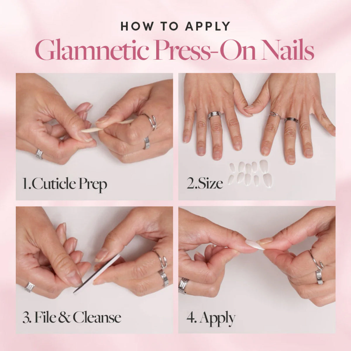 Glamnetic Mirror Mirror Press-On Nails