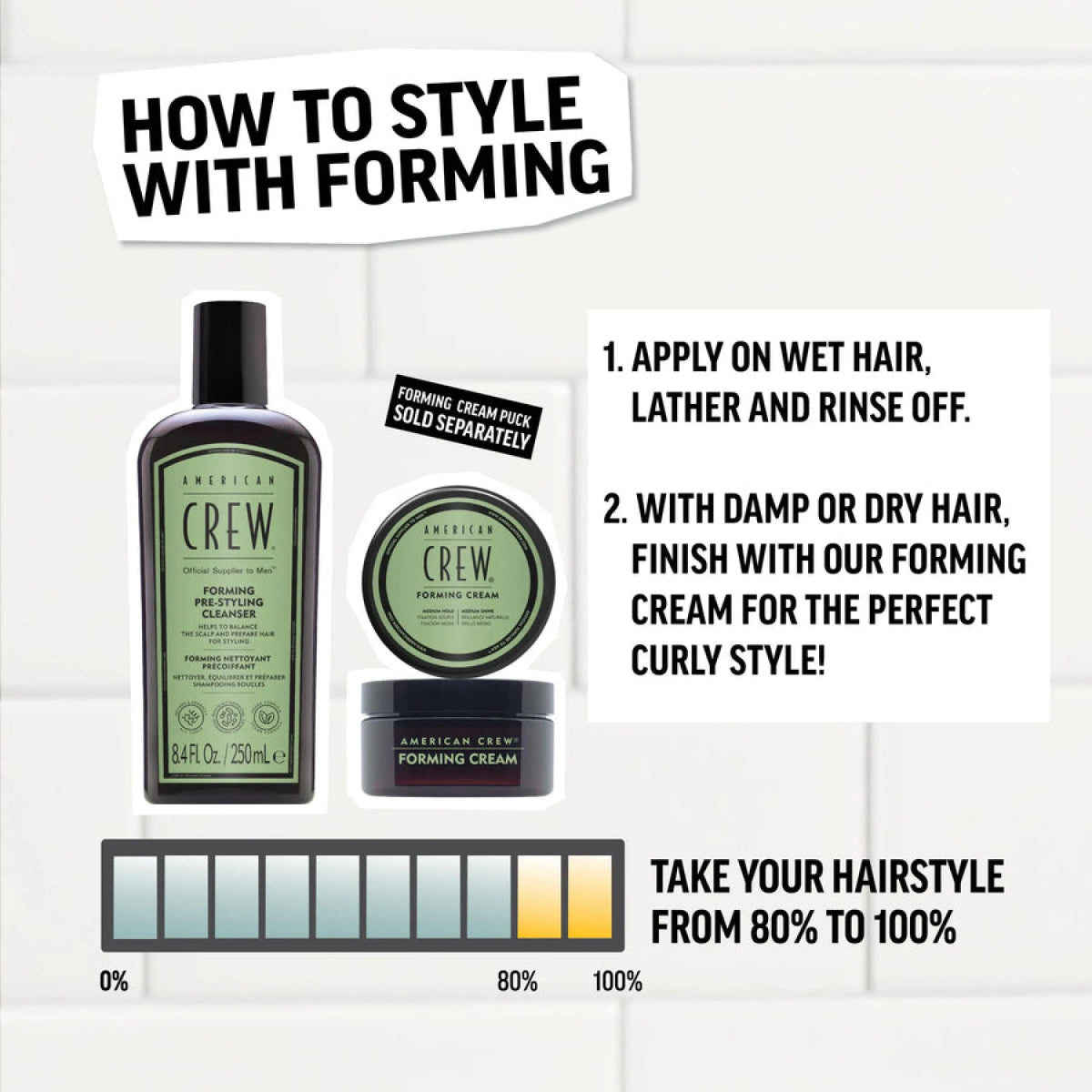 American Crew Forming Pre-Styling Shampoo
