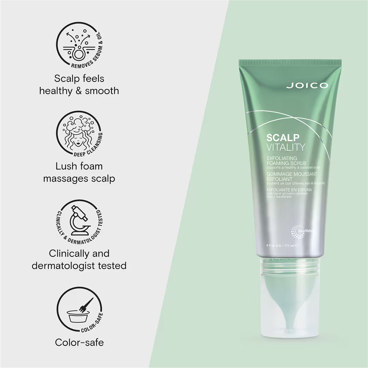 Joico Scalp Vitality Exfoliating Foaming Scrub