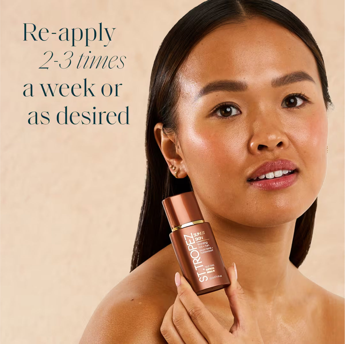 St. Tropez Sunlit Skin Bronzing Tint + Tan Serum