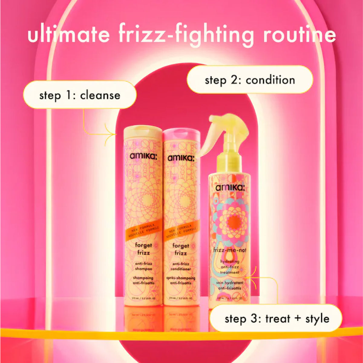 amika Forget Frizz Anti-Frizz Shampoo