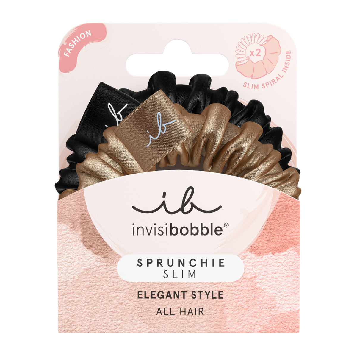 Invisibobble Sprunchie Slim True Golden - 2pc