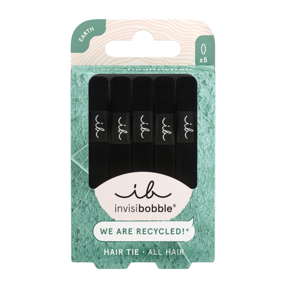 Invisibobble Hair Tie Black - 5pc