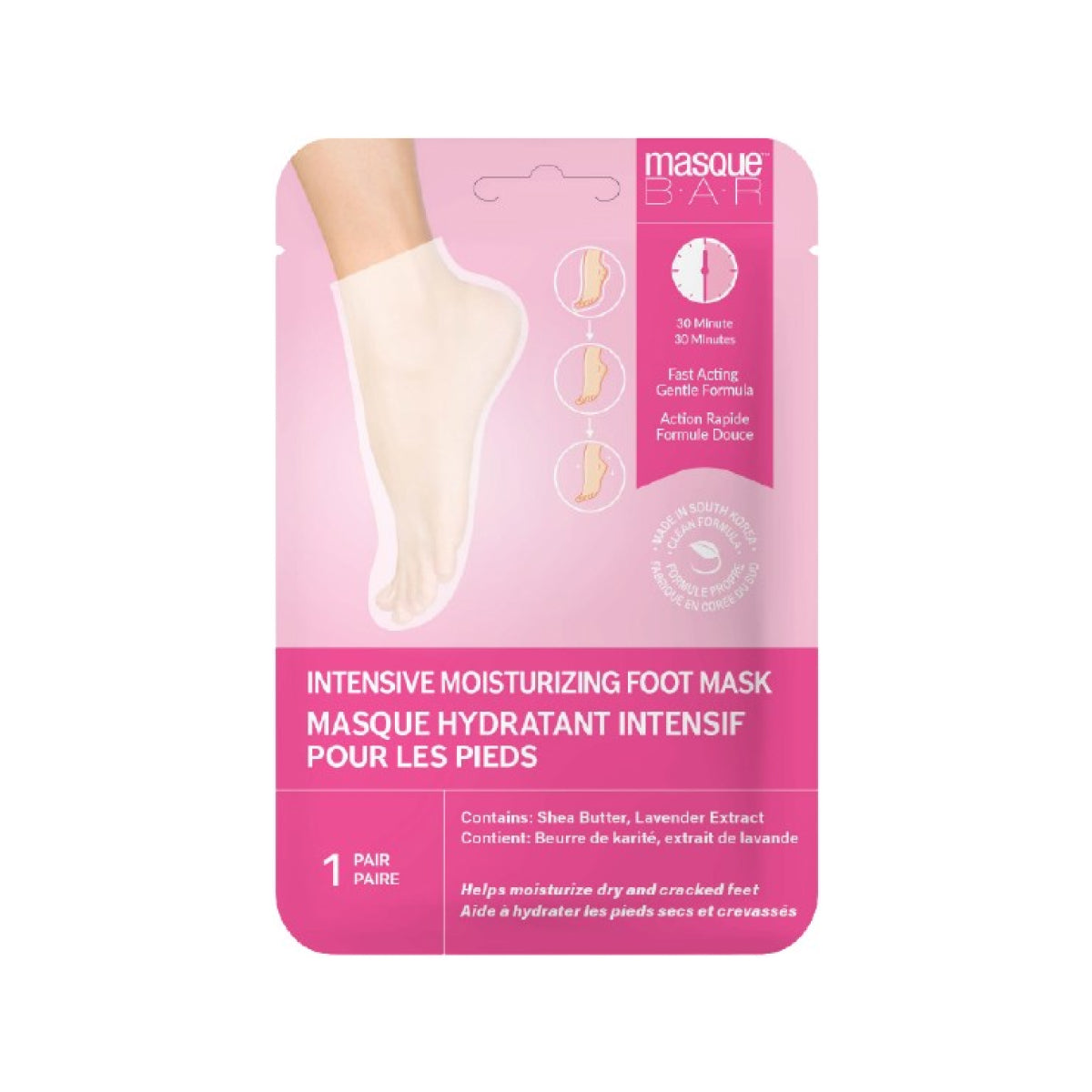 Masque Bar Intensive Moisturizing Foot Mask